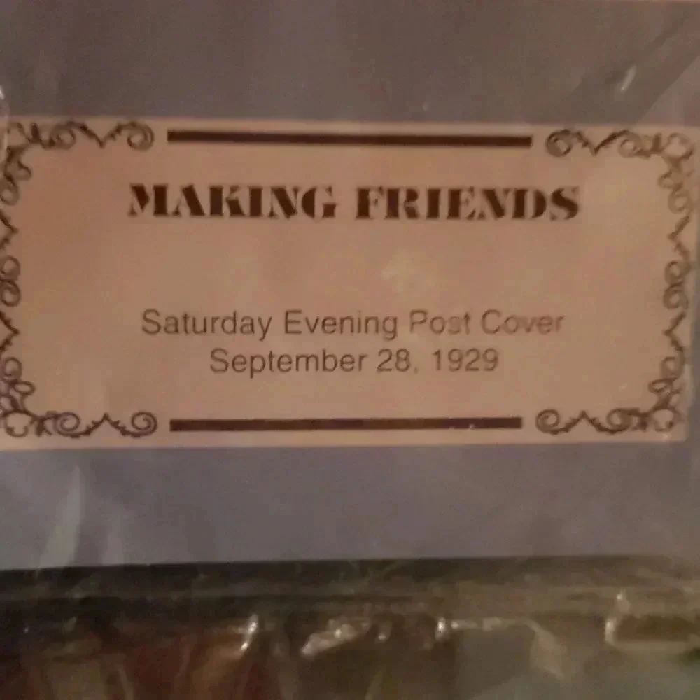 1995 Saturday Evening Post wall hanging